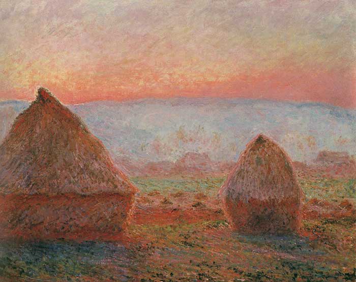 700x555 Haystacks By Claude Monet - Haystacks Painting