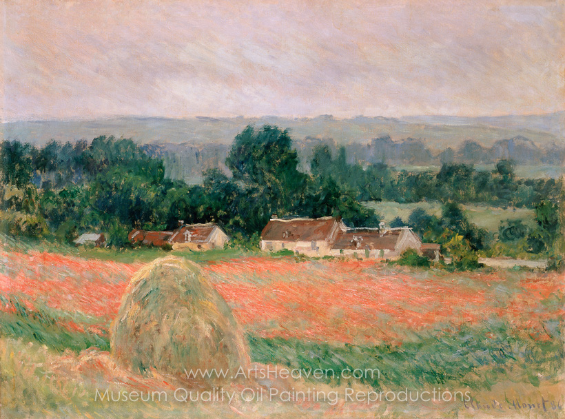 820x608 Reproduction Painting Claude Monet Haystack - Haystacks Painting