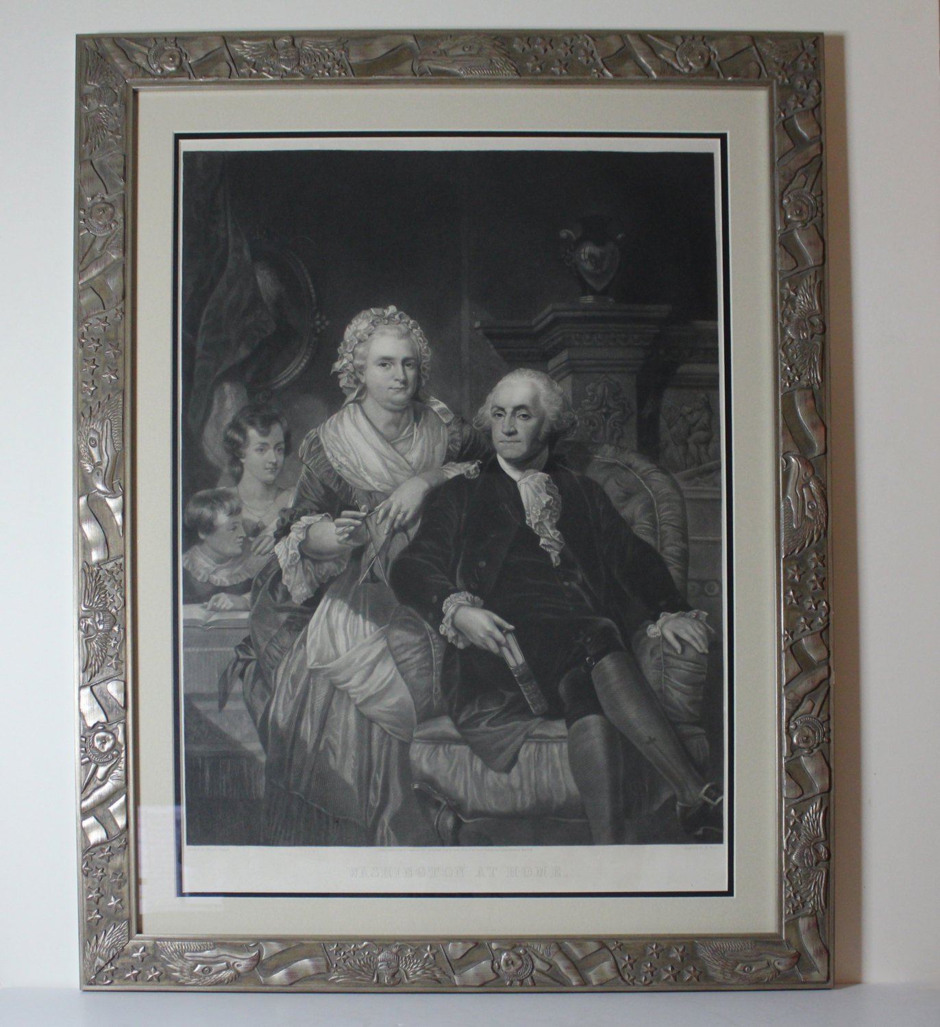 1372x1500 Rare 1867 George Washington - Hb Painting