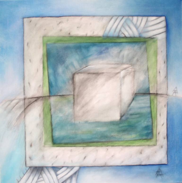 770x776 Saatchi Art In Memoriam H. B. Painting By Andras Arnoti - Hb Painting