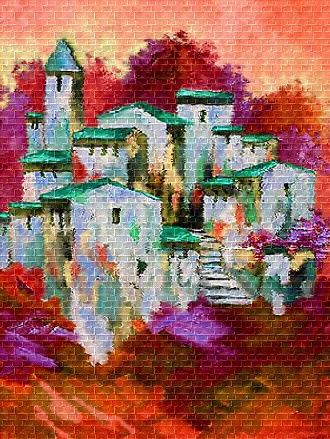 676x900 A Place For Monica H B Painting By Gert J Rheeders - Hb Painting