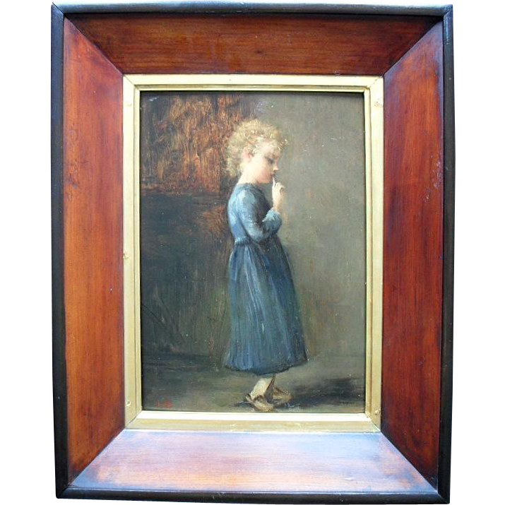 715x715 Flemish Dutch School Late 19th Century. Signed With Initials Hb - Hb Painting
