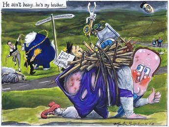 345x260 He Ain'T Heavy He's My Brother. - He Ain T Heavy Painting