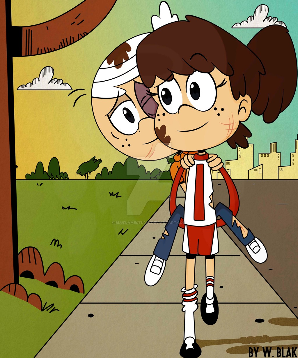 1024x1229 He Ain'T Heavy By Bluflamestudio - He Ain T Heavy Painting