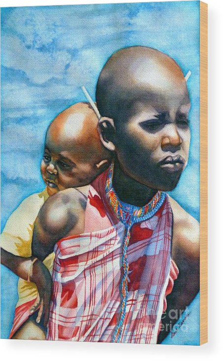 453x732 He Ain'T Heavy He's My Brother Wood Print By Gail Zavala - He Aint Heavy Hes My Brother Painting