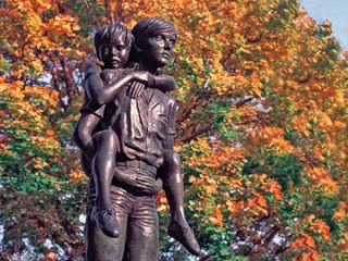 320x240 He Ain'T Heavy, Father He's M' Brother. As Caption - He Aint Heavy Hes My Brother Painting