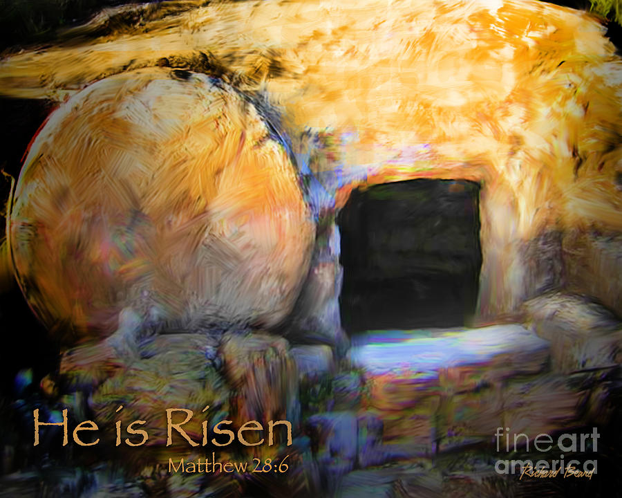 900x720 He Is Risen Digital Art By Richard Beard - He Is Risen Painting