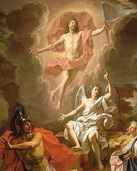 480x600 Jesus Has Risen! 10 Bible Verses On The Power Of The Resurrection - He Is Risen Painting