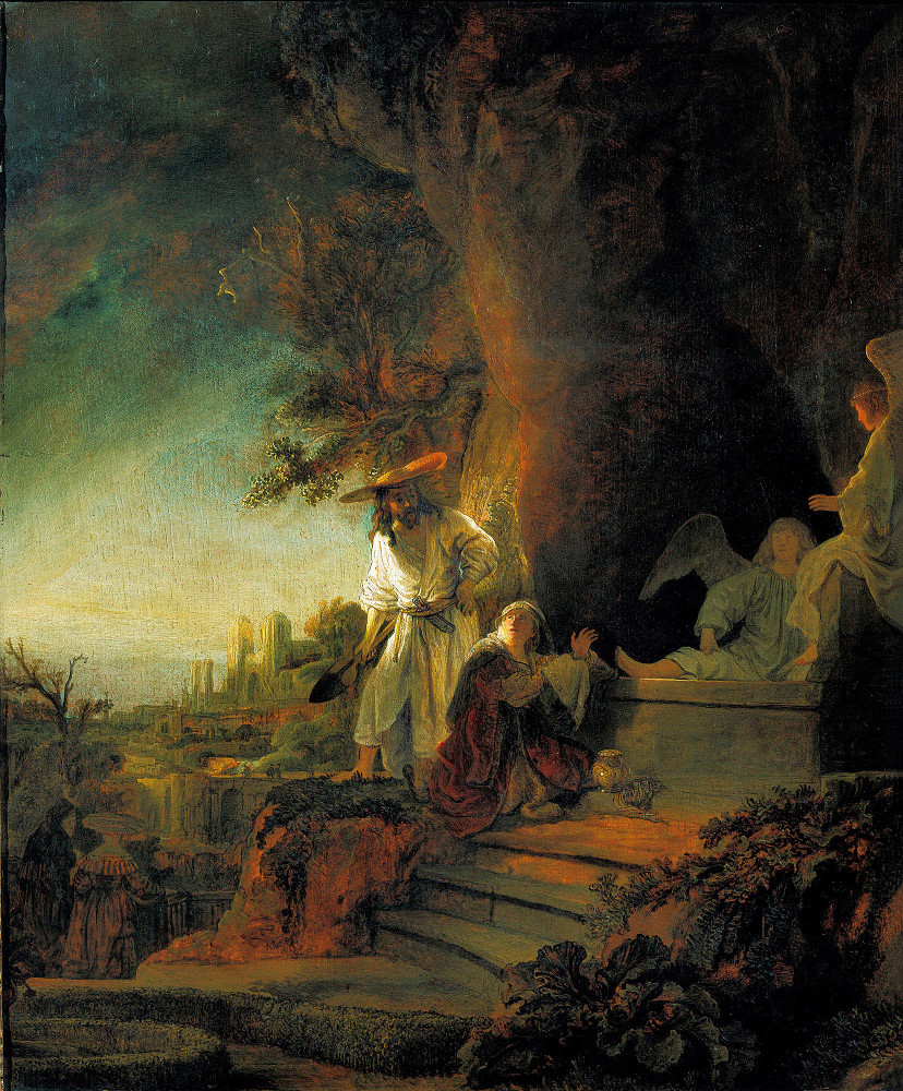 828x1000 Rembrandt Harmensz. Van Rijn The Risen Christ Appearing To Mary - He Is Risen Painting