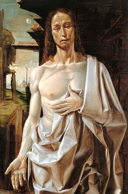 423x640 The Risen Christ By Bramantino My Daily Art Display - He Is Risen Painting
