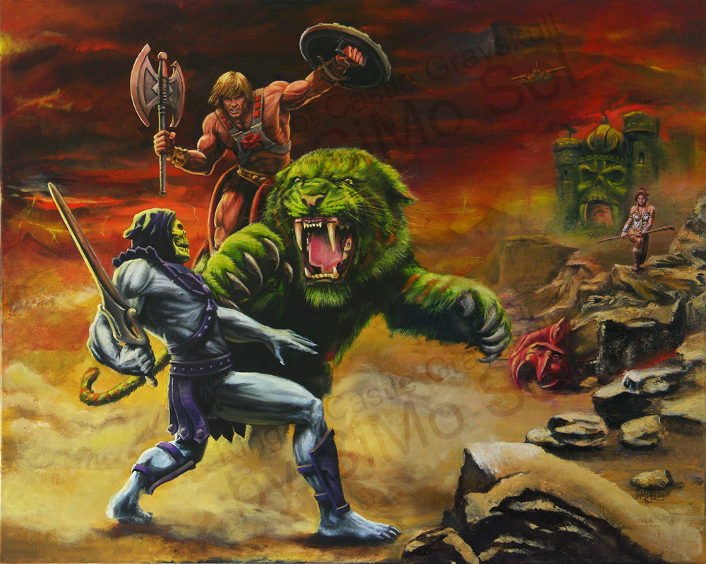 1000x800 He Man - He Man Painting