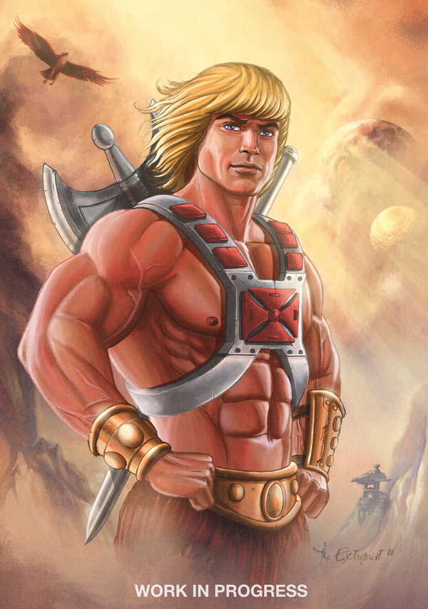 600x853 Illustration He Man - He Man Painting