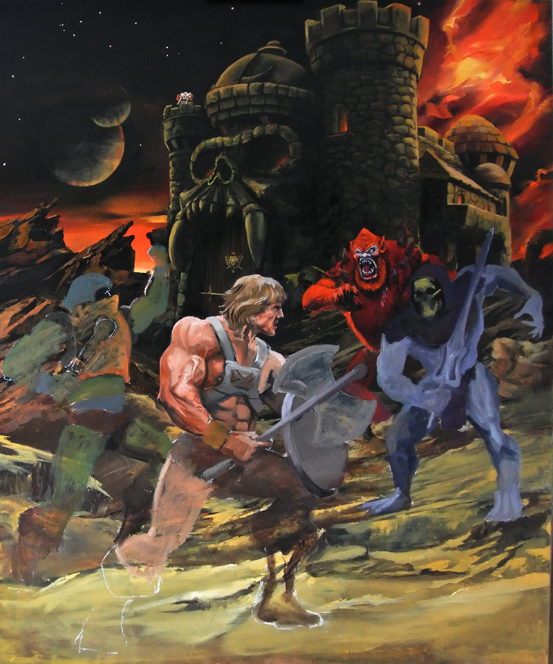 800x960 Art New Oil Painting - He Man Painting