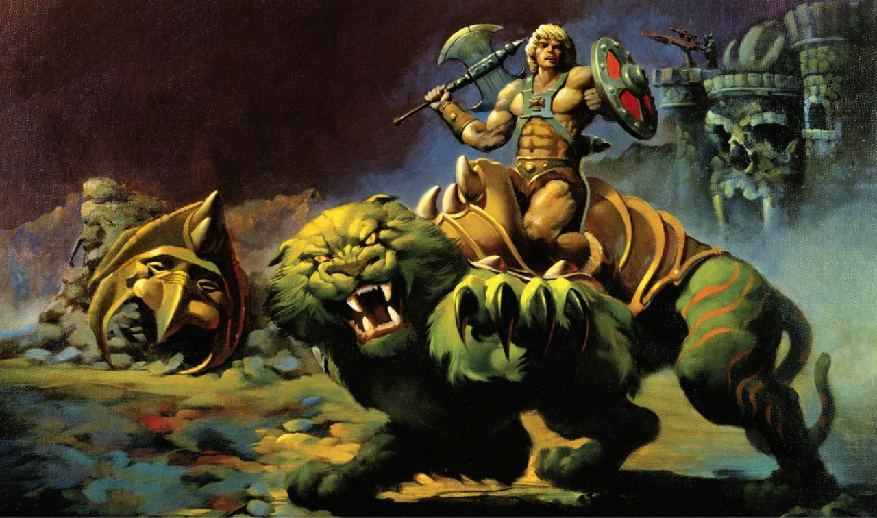 1280x756 Box Art From A Z, Part One 1982 Battle Ram - He Man Painting