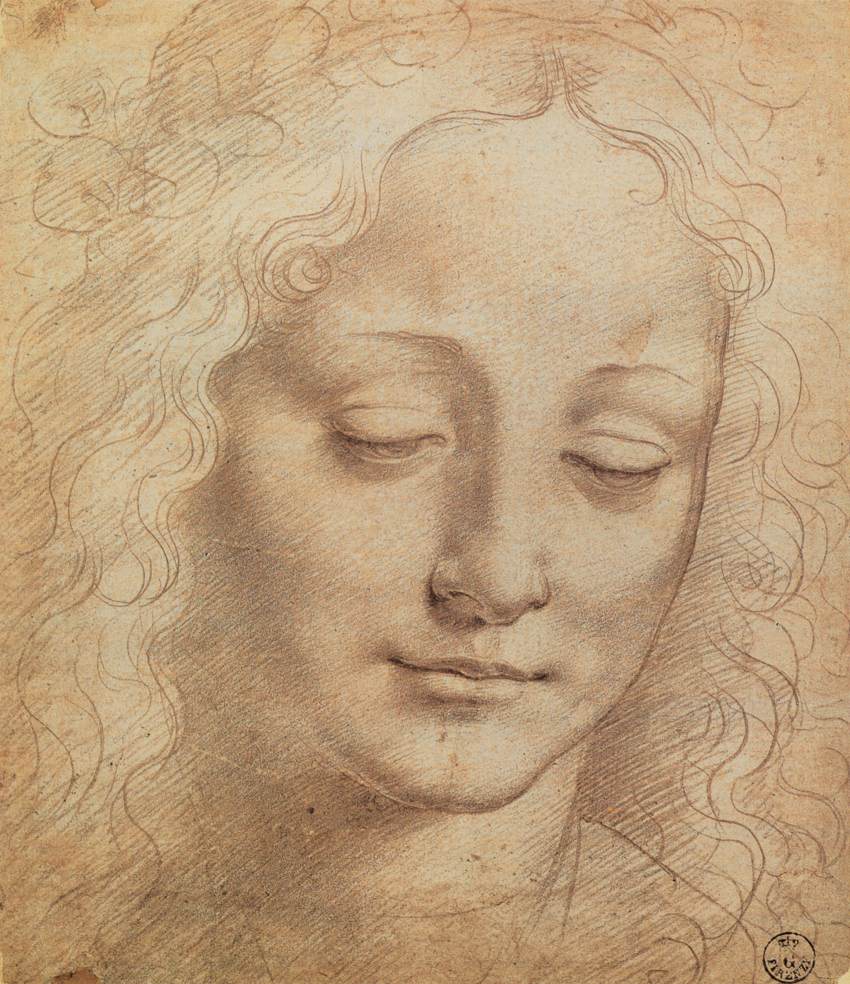 850x984 Female Head - Head Of A Woman Painting