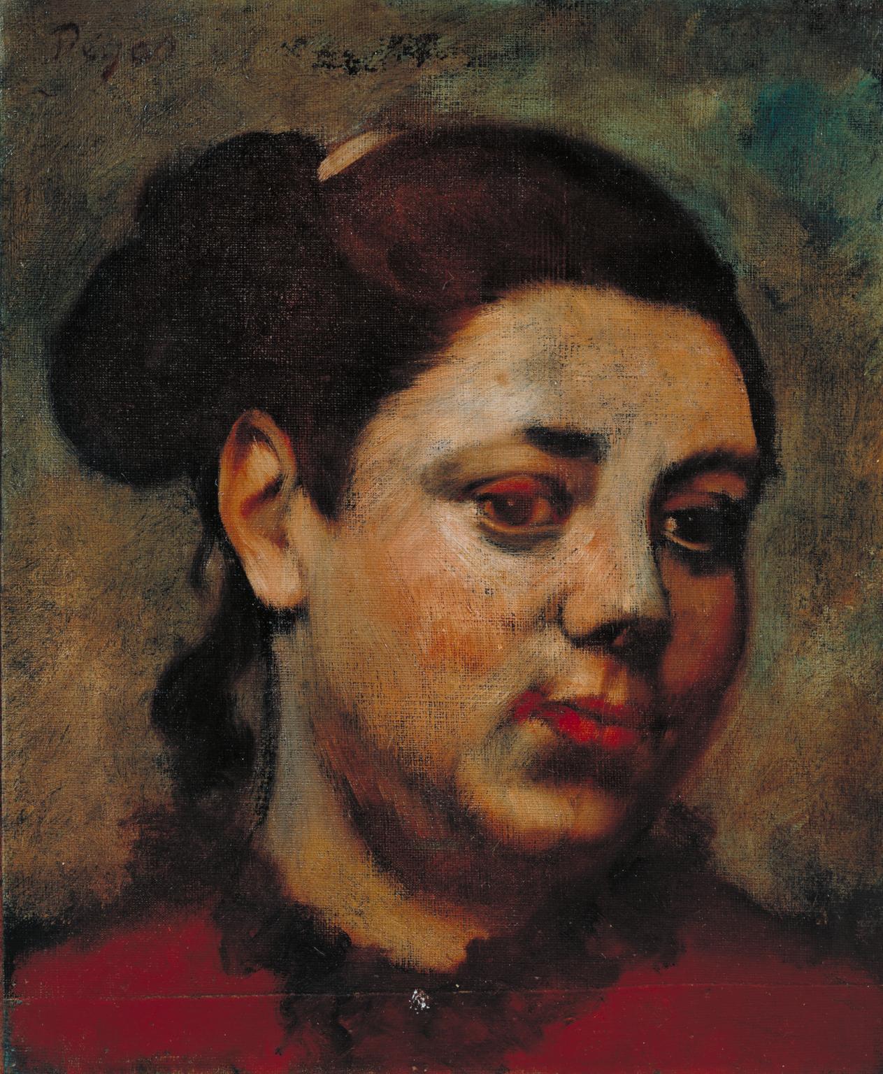 1263x1536 Head Of A Woman', Edgar Degas, C.1874 Tate - Head Of A Woman Painting