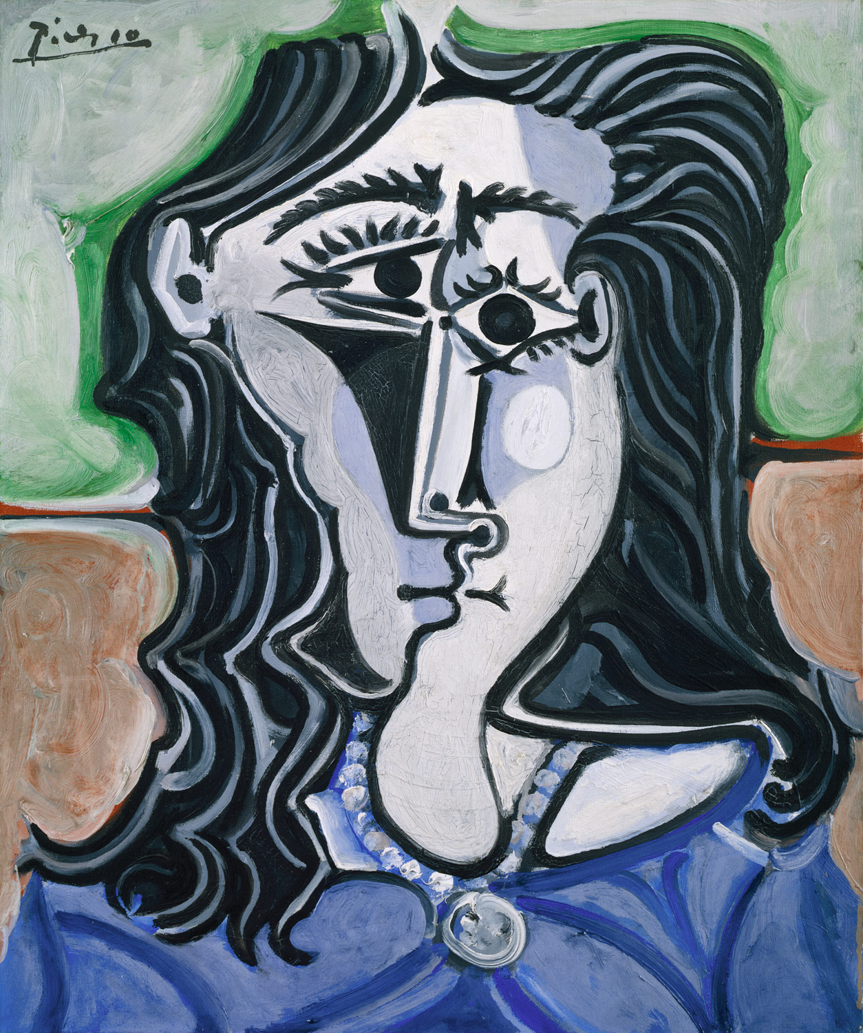 1254x1500 Head Of A Woman Pablo Picasso 1990.192 Work Of Art - Head Of A Woman Painting