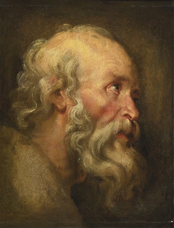 358x470 Head Of An Old Man By Peter Paul Rubens On Artnet - Head Of An Old Man Painting
