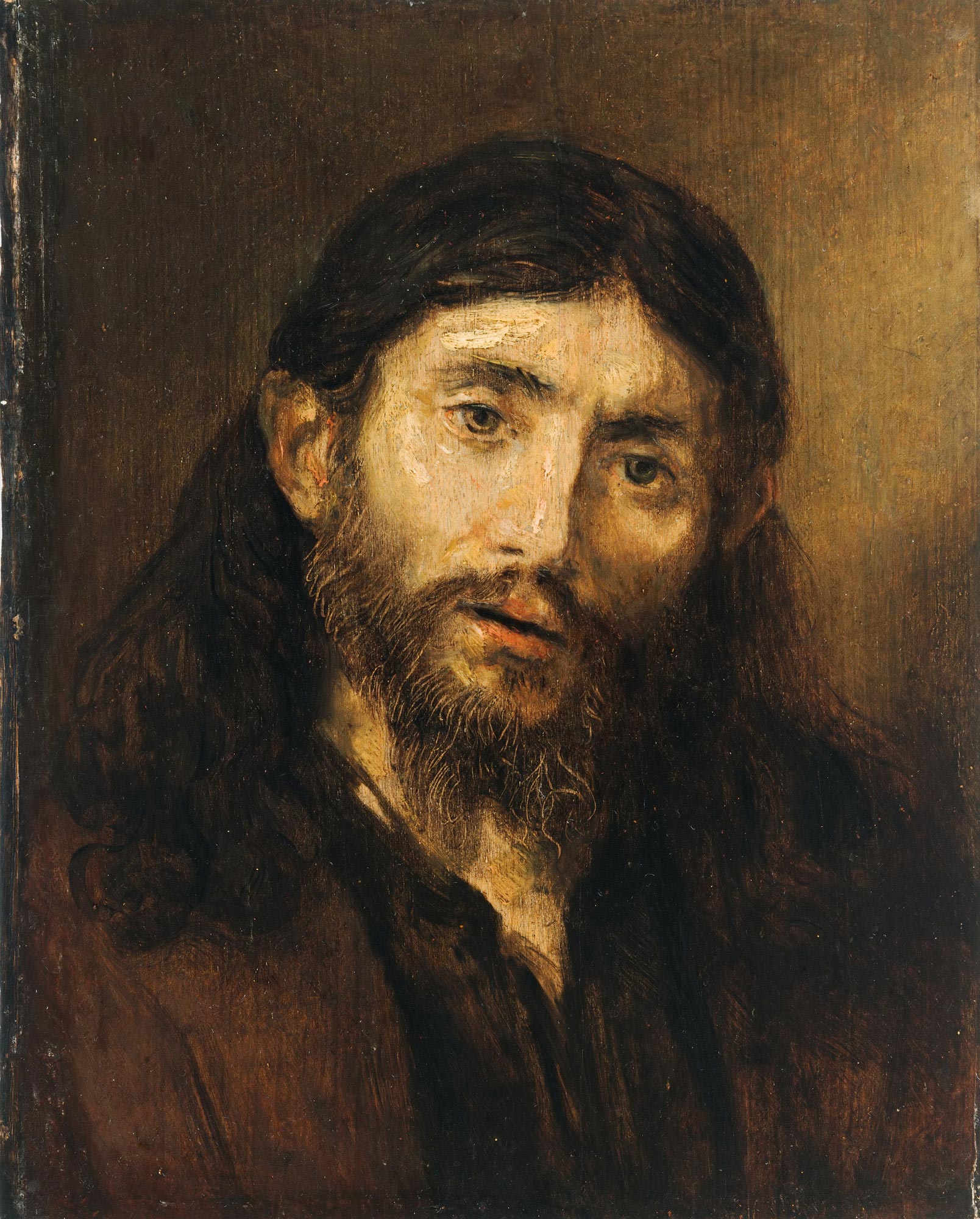 1608x2000 Rembrandt Head Of Christ - Head Of Christ Painting