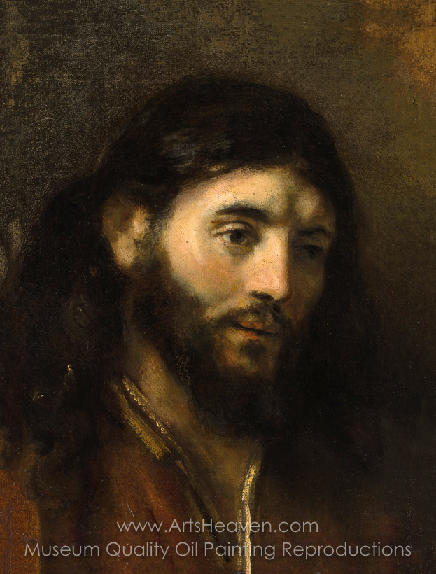 623x820 Reproduction Painting Rembrandt Van Rijn Head Of Christ, Hand - Head Of Christ Painting
