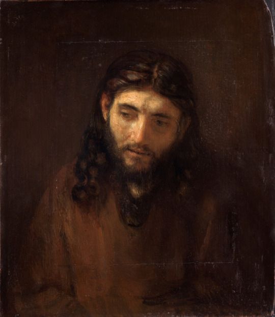 540x623 Head Of Christ, 1648 56, Rembrandt Van Rijn Rembrandt - Head Of Christ Painting