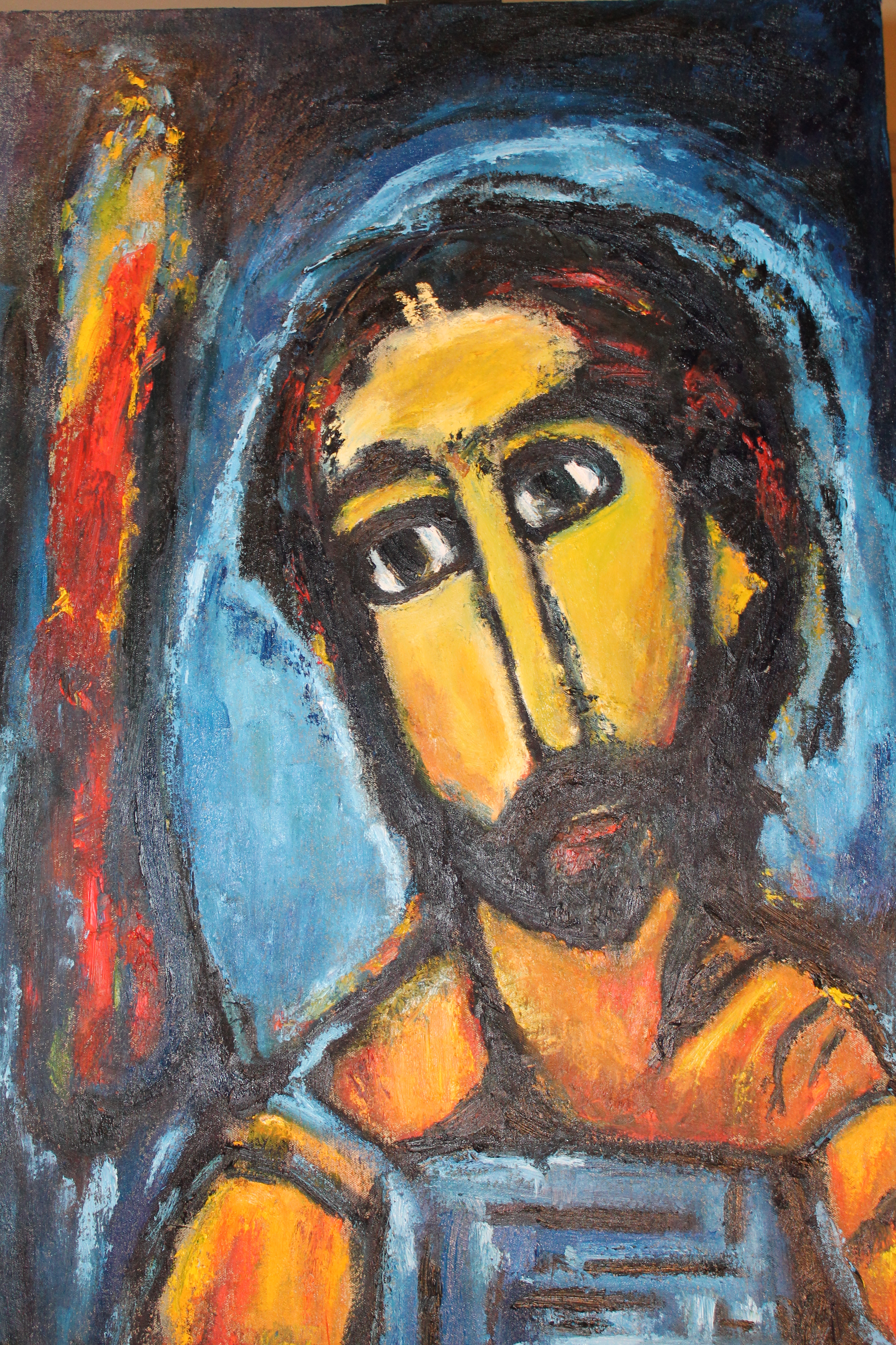 2848x4272 Head Of Christ Where's My Paintbrush - Head Of Christ Painting
