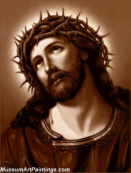 418x550 Jesus Christ,jesus Christ Paintings For Sale - Head Of Christ Painting