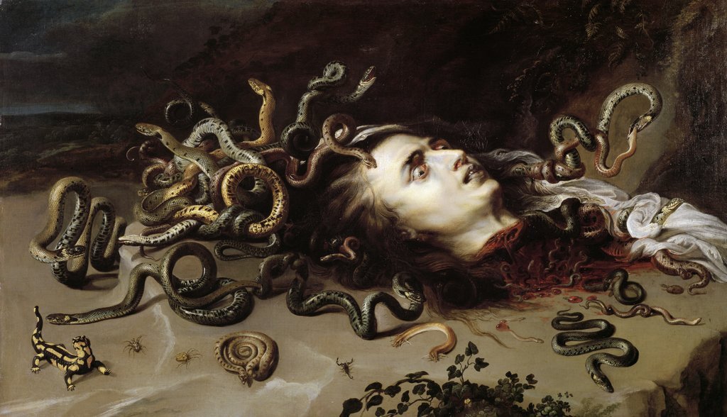 1024x588 Head Of Medusa - Head Of Medusa Painting