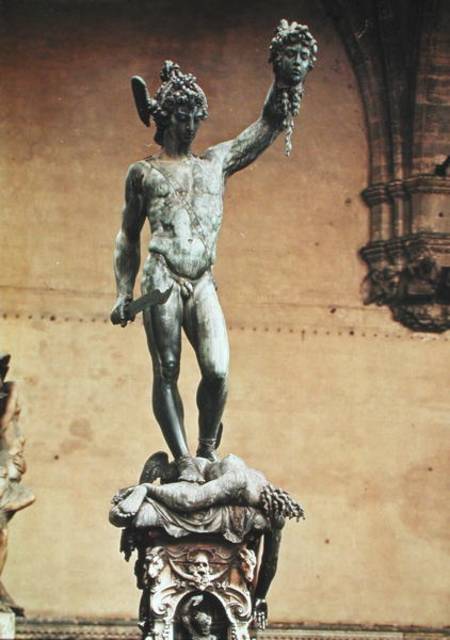 450x640 Perseus With The Head Of Medusa - Head Of Medusa Painting