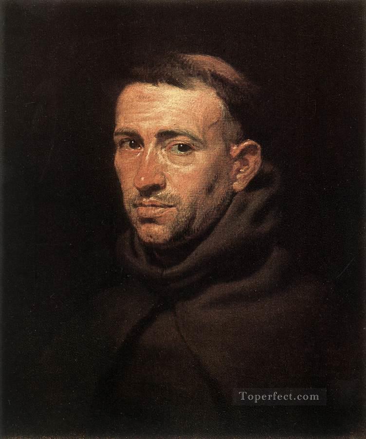 752x902 Head Of A Franciscan Friar Baroque Peter Paul Rubens Painting - Head Painting