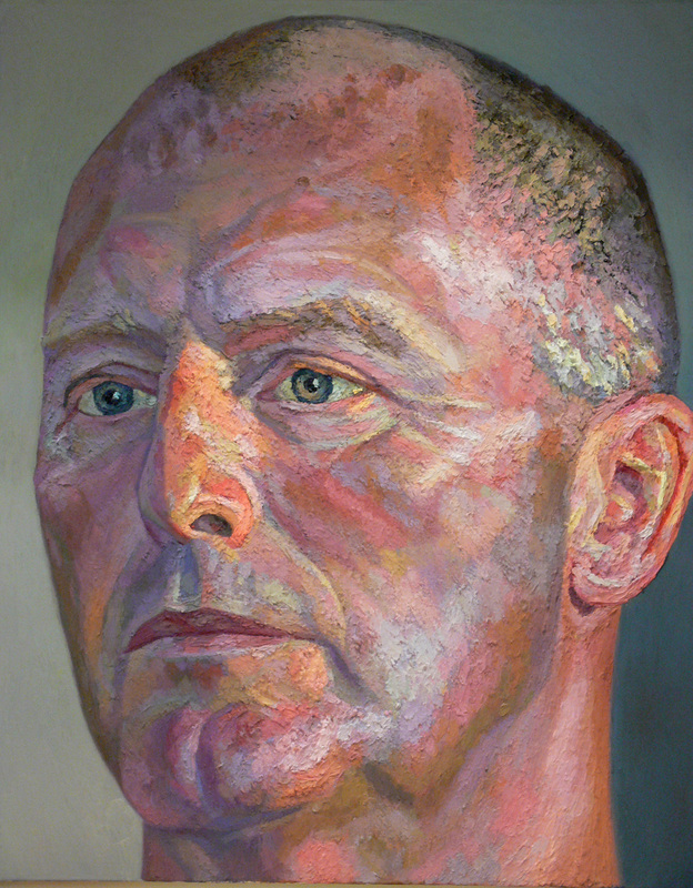 624x800 Nahem Shoa. Giant Heads Paintings. - Head Painting