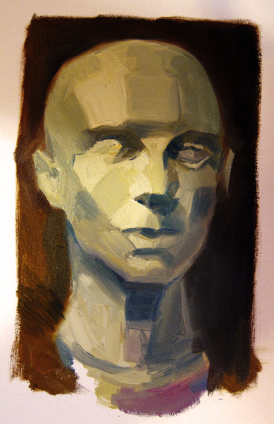 389x600 Oil Painting Head Study By Pearlpencil - Head Painting