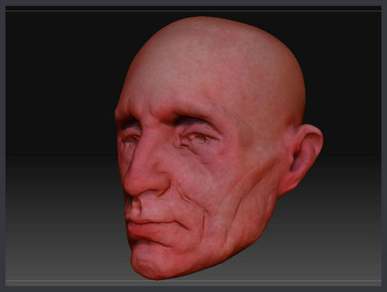 549x415 Painting A Head Zbrush Docs - Head Painting
