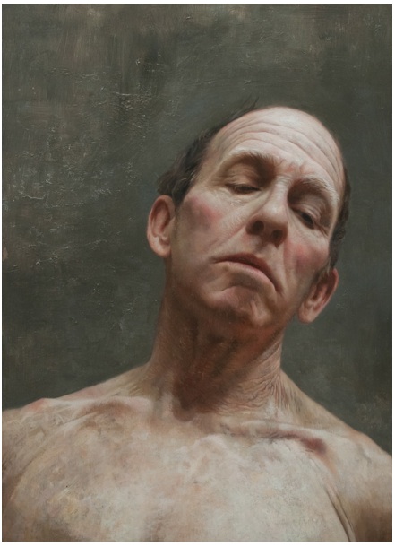 441x610 Head Study, Oil On Wood Panel, Painting By David Jon Kassan - Head Painting