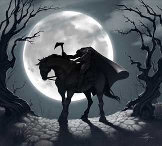 325x293 Headless Horseman - Headless Horseman Painting