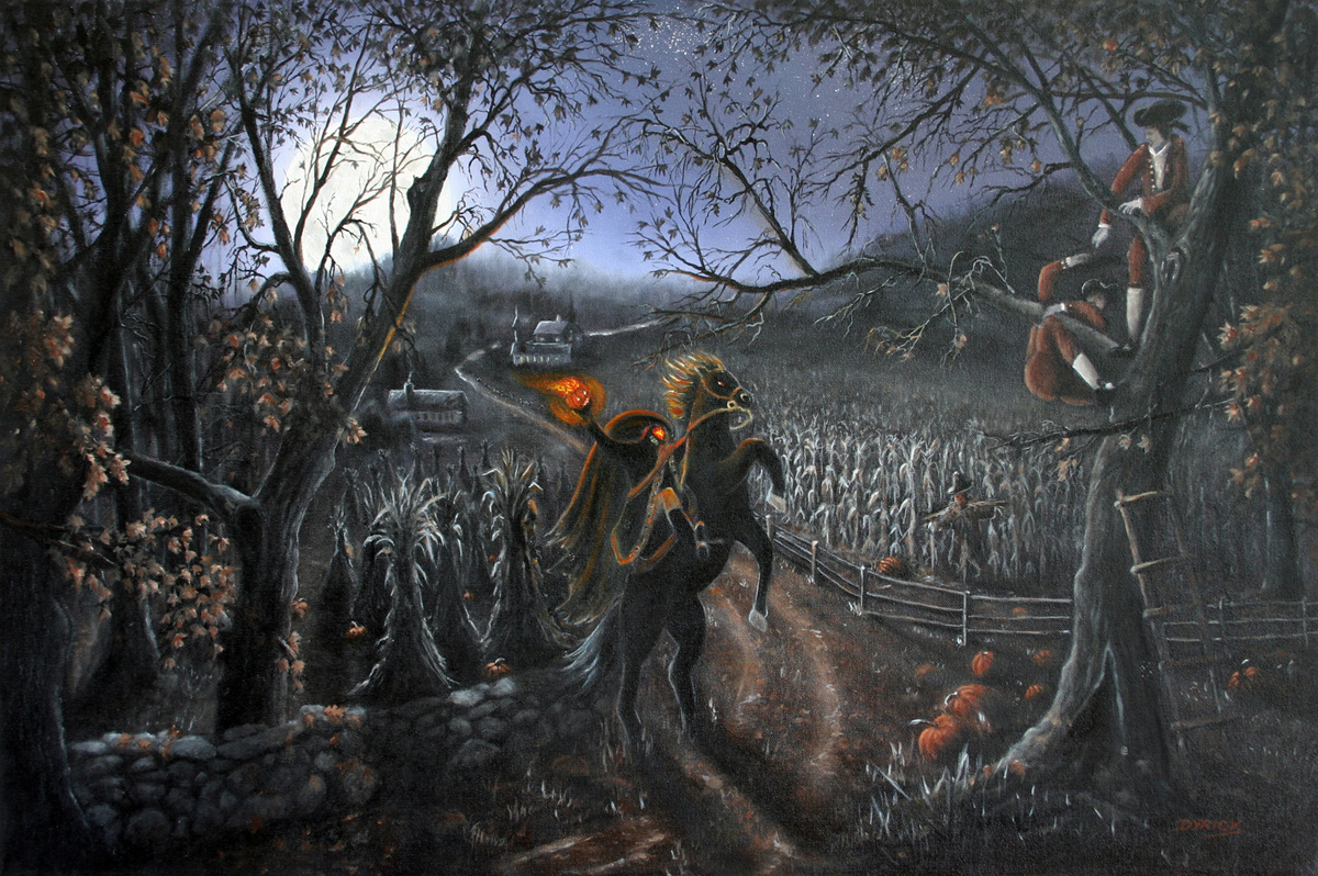 1200x798 Headless Horseman Series - Headless Horseman Painting