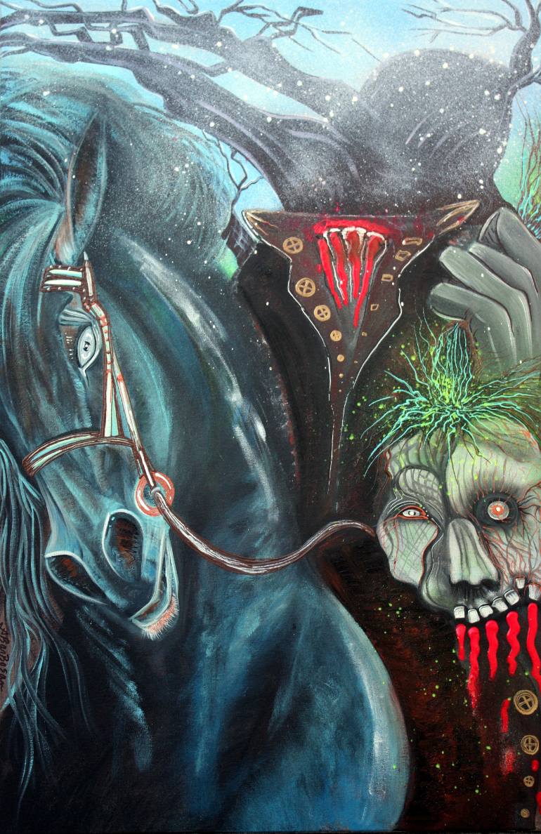 770x1188 Saatchi Art Headless Horseman - Headless Horseman Painting