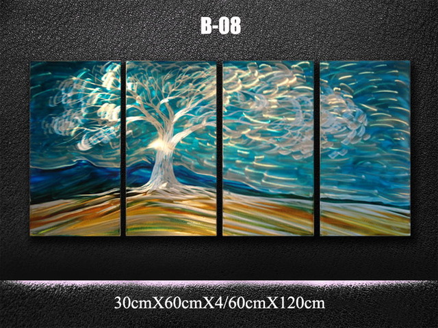 640x480 Luxurious Blue'Healing' Unique Modern Original Art Wall Art - Healing Painting