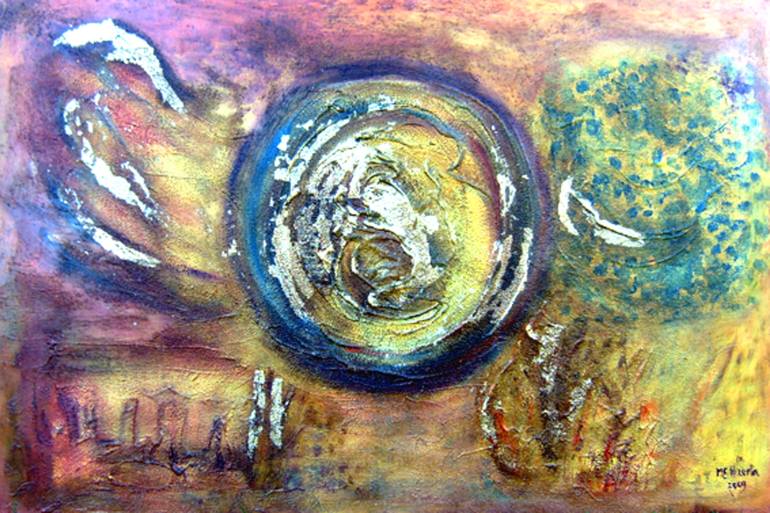 770x513 Saatchi Art Healing Earth Painting By Sergio Antoni Gonzalez Huerta - Healing Painting