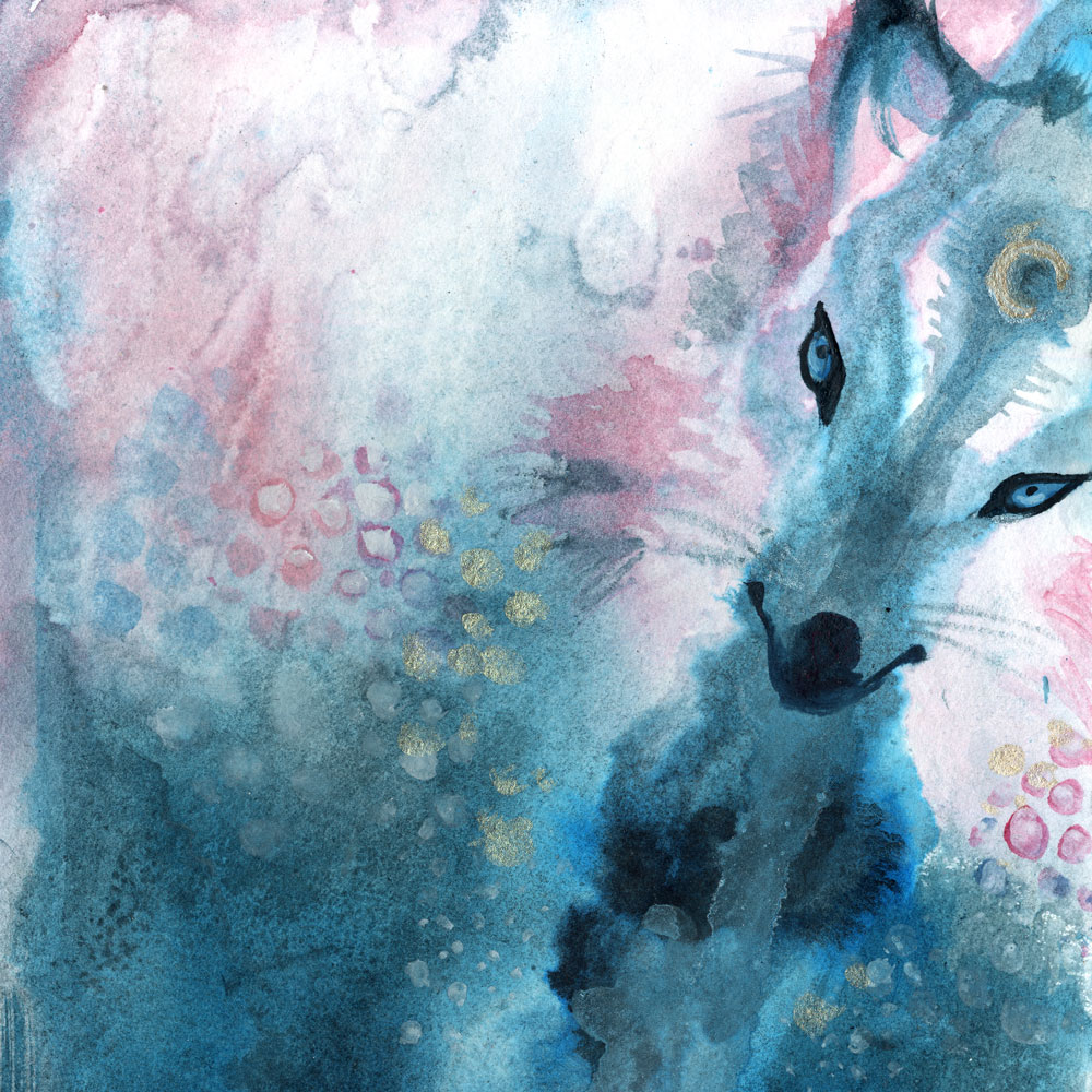 1000x1000 The Circle Of Healing (Original Ink Amp Watercolor Painting) - Healing Painting