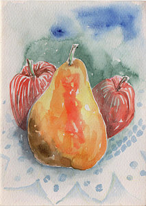 213x300 Healthy Eating Paintings - Healthy Food Painting