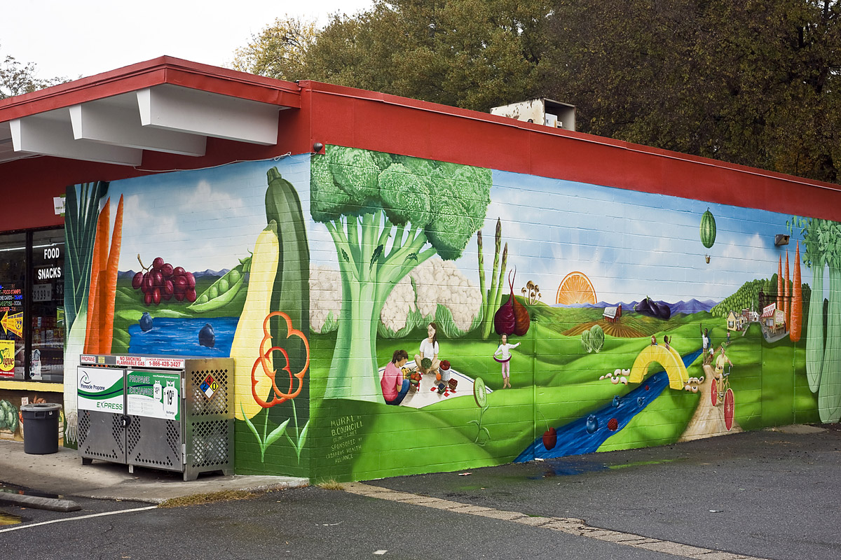 1200x800 Center City Maxx And The Cabarrus Health Alliance The R.e.a.c.h - Healthy Food Painting