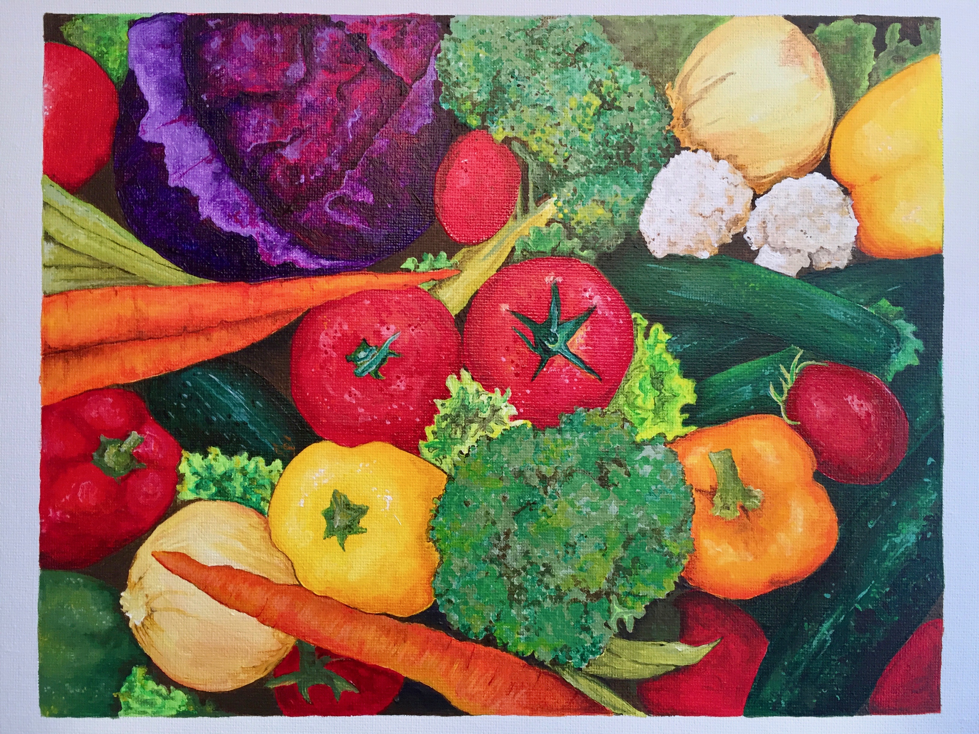 healthy-food-painting-at-paintingvalley-explore-collection-of