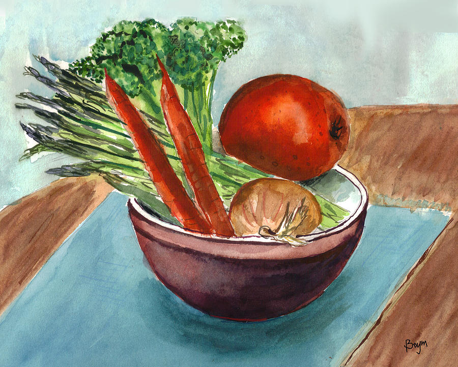 900x722 Its Healthy Painting By Clara Sue Beym - Healthy Painting