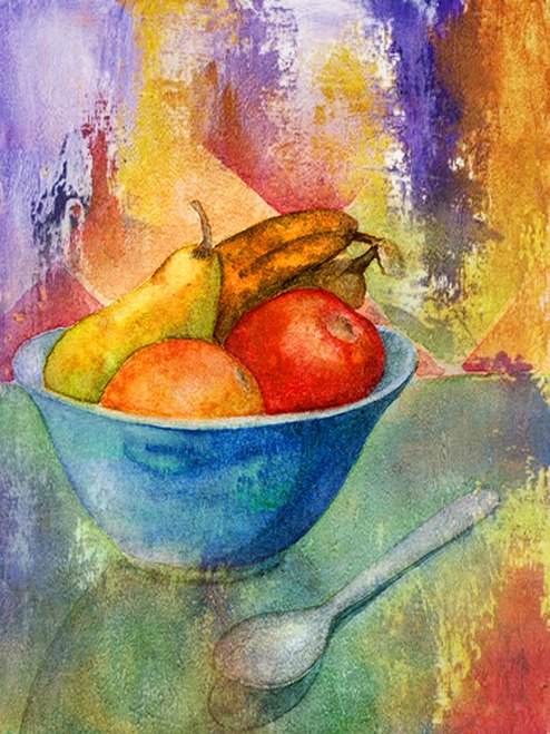 494x659 Buy Colorful Life 1 By Community Artists Group@ Rs. 9590. Code - Healthy Painting