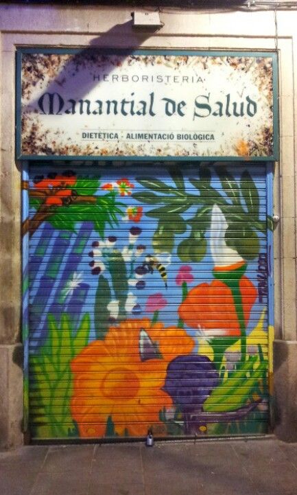 433x721 Healthy Graffiti Doors Painting Art - Healthy Painting