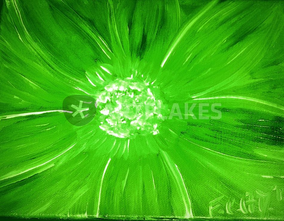 950x741 Heart Chakra Flower Painting Art Prints And Posters By Francesica - Heart Chakra Painting