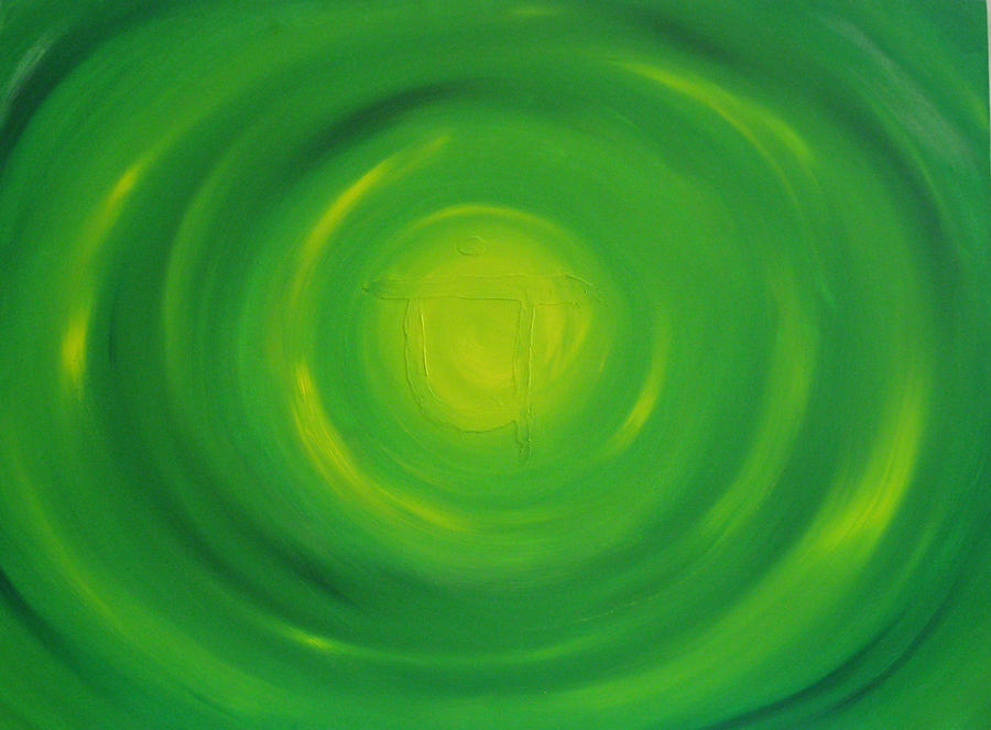 900x663 Heart Chakra Painting By Gina Hampton - Heart Chakra Painting