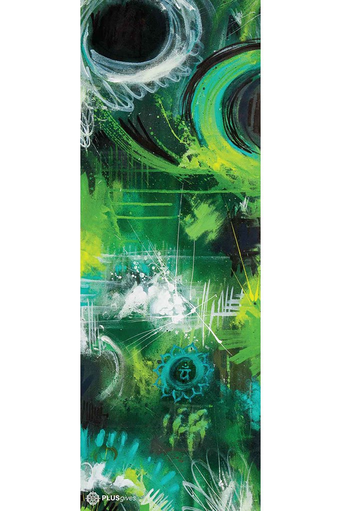 683x1024 Heart Chakra Yoga Mat - Heart Chakra Painting