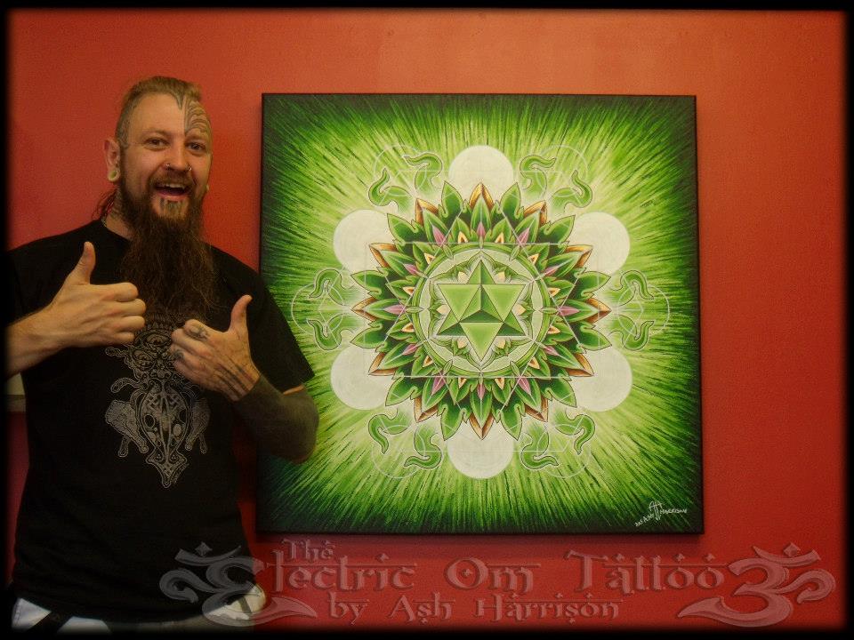 960x720 Mega Heart Chakra Mandala By Villkat Arts - Heart Chakra Painting